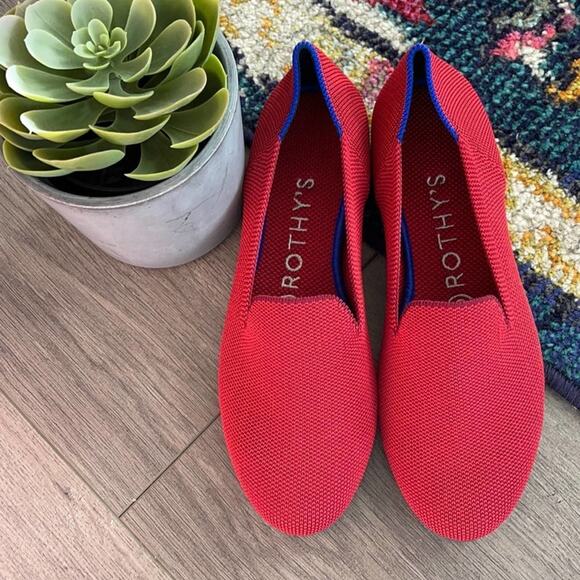 Rothy’s dark red size 5.5 woman’s flat loafers - Picture 8 of 12